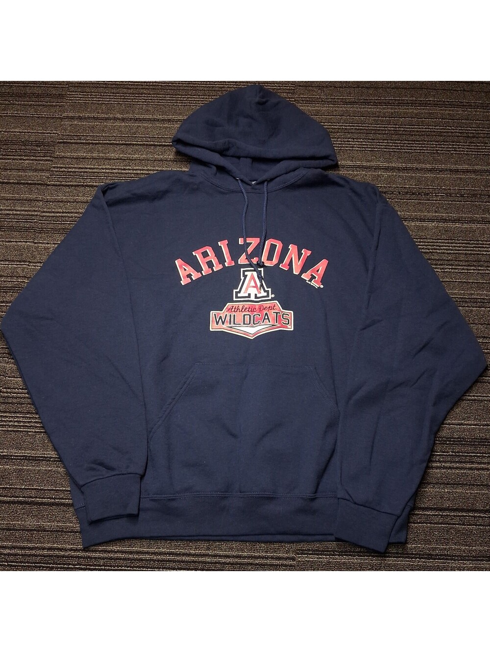Arizona Wildcats Jerzees NuBlend Men’s XL Navy Pullover Hoodie NCAA College